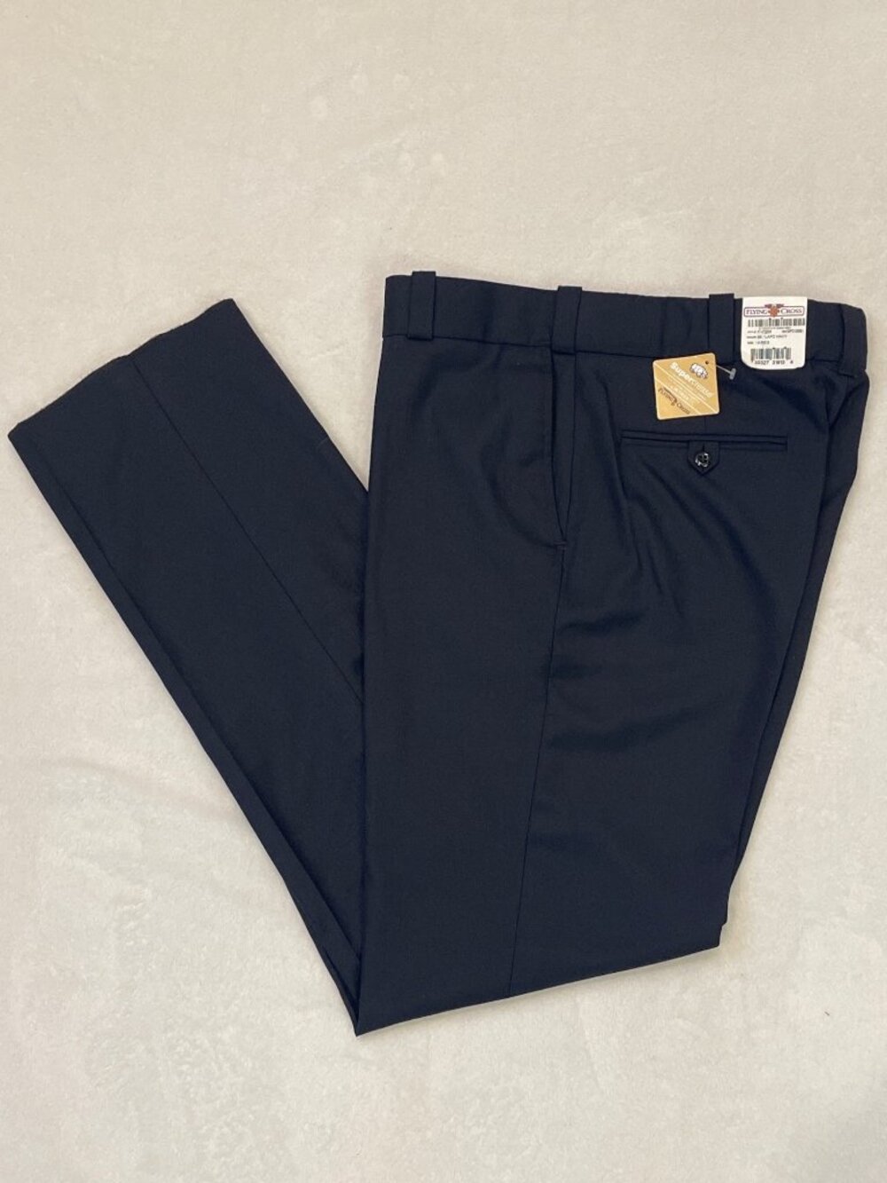 NWT Flying Cross Justice Poly/Wool Pants Womens Sz 14 Unhemmed LAPD Navy 47280W - Picture 2 of 6